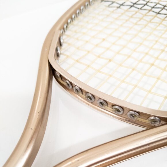 Slazenger Rover Racquetball Racket Vintage Sports Summer Preppy Leather Handle - Picture 4 of 8